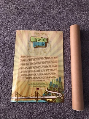 2008 OUTSIDE LANDS MUSIC FESTIVAL Poster - Radiohead, Tom Petty, Jack Johnson - Image 1 of 2