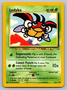 Pokemon TCG Neo Genesis Ledyba #63 - Picture 1 of 2