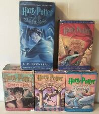 5 Different Harry Potter Audio Books on Cassettes - Unabridged - JK Rowling