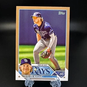 2023 Topps Taylor Walls Gold /2023 #625 Tampa Bay Rays - Picture 1 of 2