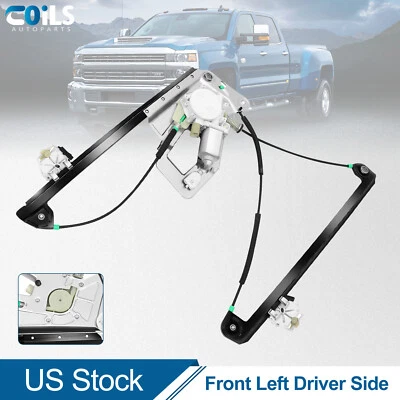 Regulador de ventana del lado del conductor delantero con motor de 2 pines para BMW 525i E39 2001-2003 Foto 1 de 4