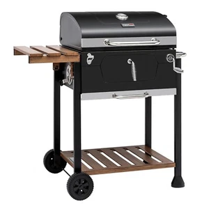 Royal Gourmet 24-Inch Charcoal Grill BBQ Smoker Outdoor Patio Garden Backyard - Picture 1 of 17