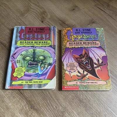 Give Yourself Goosebumps #3 Trapped In Bat Wing Hall & #2 Tick Tock You’re Dead! - Image 1 of 4