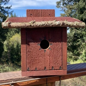 Sparrow Shack (B) Handmade Birdhouse by Old Pacific Woodshop - Free Shipping - Picture 1 of 8