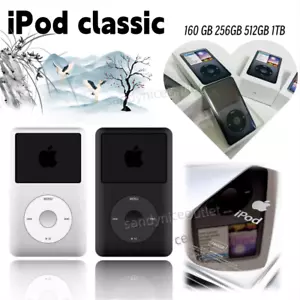 Totalmente Nuevo Apple iPod Classic 7th 160GB 256 512GB 1TB Generación Mejor Regalo Envío Gratuito - Imagen 1 de 15