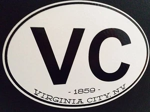 Virginia City, Nevada - Reise Fenster Aufkleber / Autoaufkleber / Decal - Bild 1 von 1