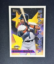 1996 Topps Barry Bonds #10 Star Power Baseball Card San Francisco Giants