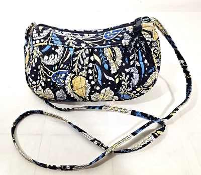 Vera Bradley ELLIE BLUE Frannie Bandolera/Bolso de Hombro Cartera Foto 1 de 4