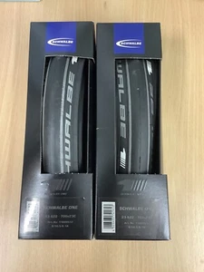 2 X Schwalbe One 700 X 23c Folding Tyre Racing Puncture Protected Road Bike 700c - Picture 1 of 2