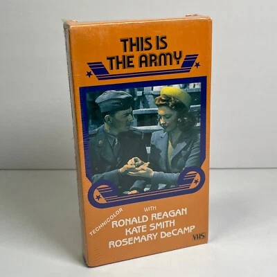 This is the Army VHS Classic Movie Film Ronald Reagan Kate Smith NEW / Sealed - Image 1 of 4