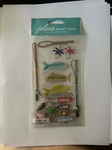 Pegatina de pesca | Gone Fishin' | Jolee's Boutique | Pegatinas de álbum de recortes 3D - Imagen 1 de 1