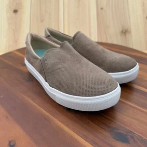 Dr. Scholl's Womens Madison Brown Casual Flats Sneakers Slip On Shoes Size 8W - Picture 1 of 13