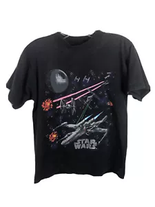 Star Wars Vintage X-Wing Fighter Plane T-Shirt Kids Boys 14-16 Youth Large - Picture 1 of 12