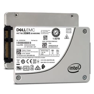DELL EMC INTEL SSD 55J8H D3-S4610 SERIES 2.5IN 1.92TB SATA 6Gbps SSDSC2KG019T8R - Picture 1 of 4