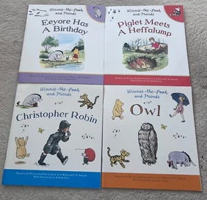 Winnie the Pooh and Friends Set of 4 Story Books (A.A Milland E.H Shepard) - Picture 1 of 2