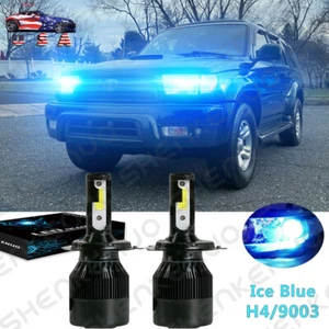 For Toyota 4Runner 1996-2002 8000K Ice Blue LED Headlight Bulbs High Low Beam 2x - Picture 1 of 12