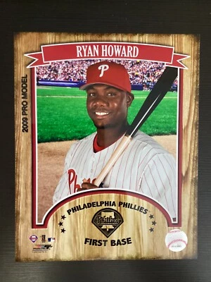 Foto del modelo profesional Ryan Howard 2009 8x10 - Philadelphia Phillies Foto 1 de 4