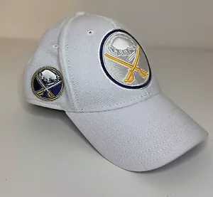 Buffalo Sabres Reebok Fitted Cap S/M NHL Center Ice Collection White Logo Hat - Picture 1 of 11