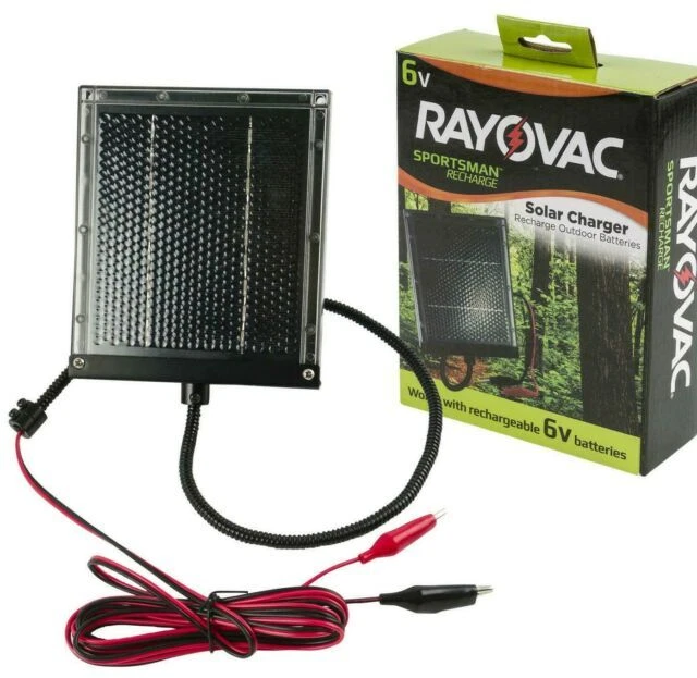 Rayovac Sportsman 6-Volt Outdoor Solar Battery Charger (LAPSSOLAR)