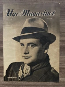 Mogens Wieth Frontcover 40er Jahre komplett antik dänische Zeitschrift "Uge-Magasinet" - Bild 1 von 4