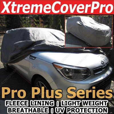 BREATHABLE CAR COVER W/Fleece FOR 2020 2021 2022 2023 KIA RIO 5-DOOR - Image 1 of 4