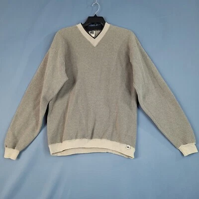 Vintage Russell Athletic Men's Pullover Long Sleeve Sweatshirt Tan Size L - Image 1 of 4
