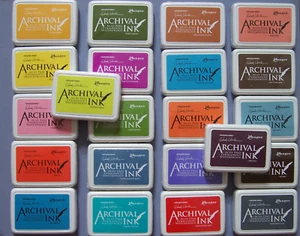 Ranger and Wendy Vecchi Archival Ink Stamp Pad - Choose from 35 Inkpad Colors - Picture 1 of 37