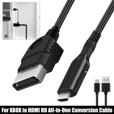 1x Original Xbox to HDMI Converter Adapter For Microsoft Xbox Console Controller - Image 1 of 4