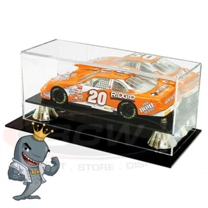 Expositor acrílico para coche de carreras BCW escala 1:24 elevador/espejo dorado ENVÍO GRATUITO - Imagen 1 de 1