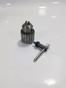 0-10mm Jacobs 2BA Plain Bearing Med Duty Chuck for 3/8"-24 Threaded Mount w/ Key - Picture 1 of 12