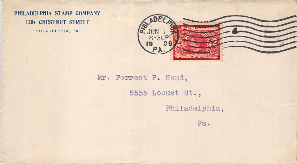 370 2c Alaska tied by June 1, 1909 Philadelphia, PA. FDC w/cert. [832563] - Image 1 of 1