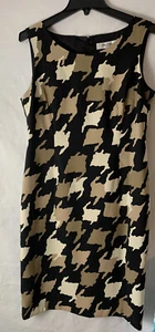 Jones Studios shift Sheath Dress Sleeveless Camo - Picture 1 of 9
