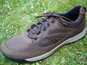 Clarks WAVE WALK WavescreePoint ANTI-FRICTION braun Lederschuh Herren UK-14 G - Bild 1 von 8