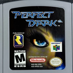 Perfect Dark N64 Nintendo 64 Shooter Spiel nur Cartridge von selten getestet funktioniert - Bild 1 von 22
