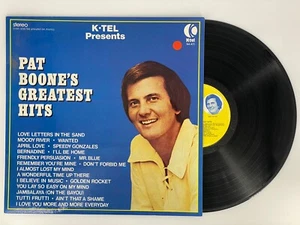 Pat Boone's Greatest Hits 12” Vintage Vinyl LP K-Tel Presents Stereo LP - Picture 1 of 6