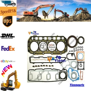 4TNE106T 4TNE106 S4D106 Overhaul Gasket Kit For Yanmar Engine Gehl 7600 loader - Picture 1 of 2