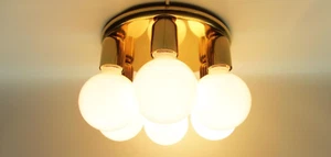 Lámpara de techo VLS 6xE27 años 70 - Imagen 1 de 11