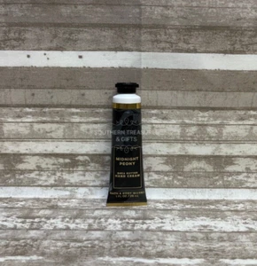 New Bath & Body Works MIDNIGHT PEONY Shea Butter Hand Cream 1 oz Travel Size - Bild 1 von 3