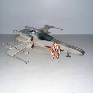 1995 Star Wars Power of the Force Electronic X-Wing Fighter Luke Skywalker POTF