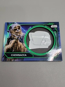 Star Wars Battle Plans Chewbacca Helmet Medallion /99 SSP - Picture 1 of 2