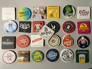 25 Bier Bar Untersetzer 805 Stella Guinness Shock Top Heineken Blue Moon Menge F - Bild 1 von 4