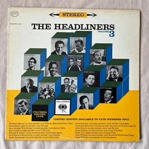 VARIOUS The Headliners, Volume 3 1962 Vinyl LP Columbia GS-11 - VG - Picture 1 of 4