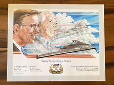 Vintage 1996 Stealth Bomber Hawthorne Air Faire Northrop Grumman Poster 50 Years