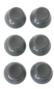 Lote de 6 tapas de pulgar analógicas 3D para controlador Xbox 360 gris - Imagen 1 de 3