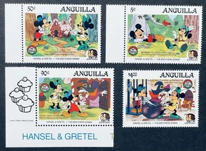 ANGUILLA HANSEL & GRETEL DISNEY STAMPS 1985 MNH BOTHERS GRIMM GINGERBREAD HOUSE - Picture 1 of 1