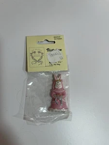 Vintage Just For Keeps viktorianische Tiere flache Rückseite Harz Charms "RAR" 1989 - Bild 1 von 1