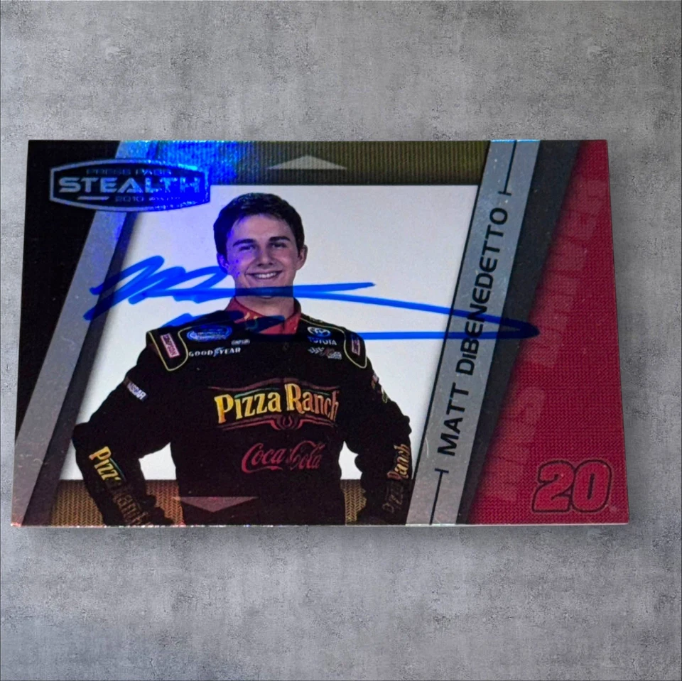 Matt Dibenedetto 2011 PRESS PASS STEALTH PIZZA RANCH NNS #20 signed NASCAR card - Image 1 of 1