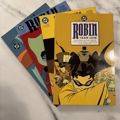 Robin Year One #1-4 Complete Set (2000) – Chuck Dixon – Robin Origin – DC Comics - Image 1 of 4