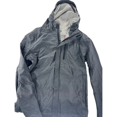 Paradox Outdoors Mens Gray Lightweight Rain Jacket Hooded Size M - Image 1 of 2