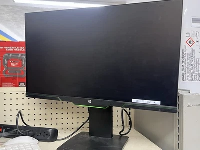 HP 25X Gaming Monitor 144Hz 1080P 1ms response w/ Stand Pre Owned Works Tested - Image 1 of 4